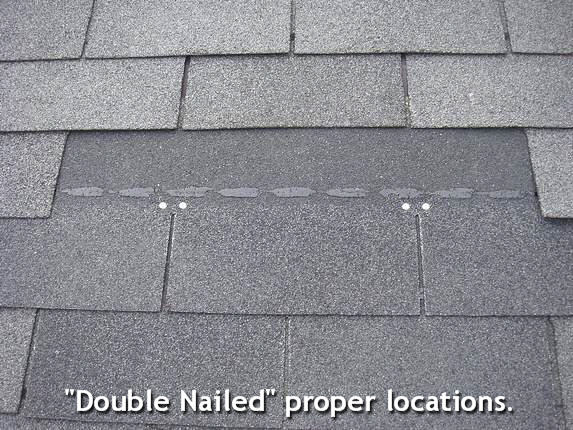 Nailing Roof Shingles Correctly. | Dependable Construction & Remodeling ...